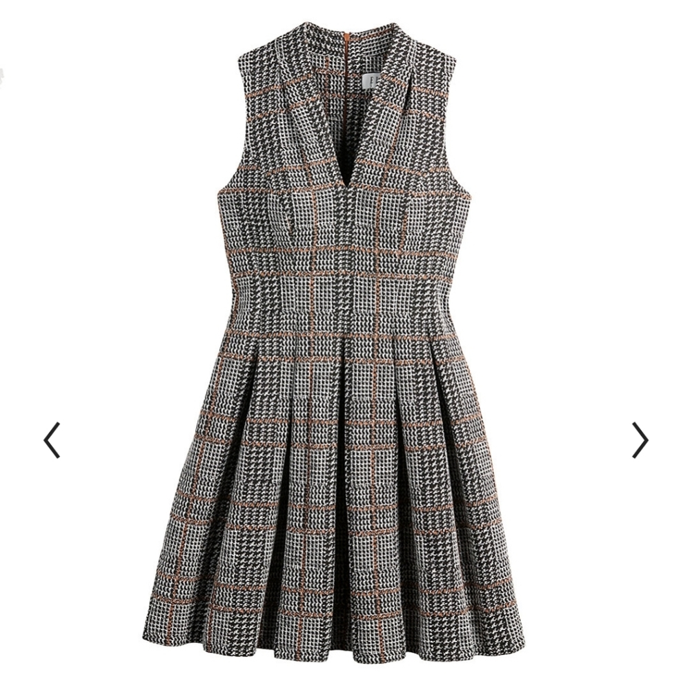 Elle brand new plaid design fit and flare dress - Picture 3 of 3